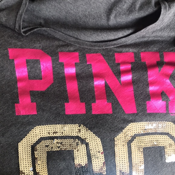 Vintage Vs Pink Victoria’s Secret rare retro Y2K blinged out tee - Picture 9 of 12
